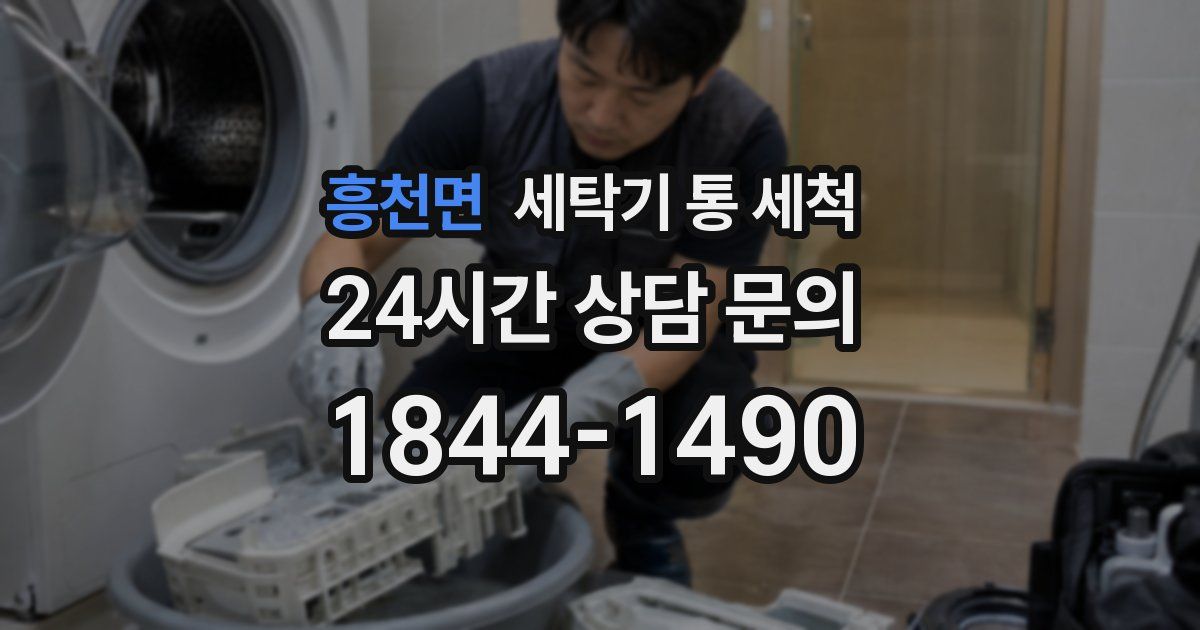 흥천면 세탁기 통 세척