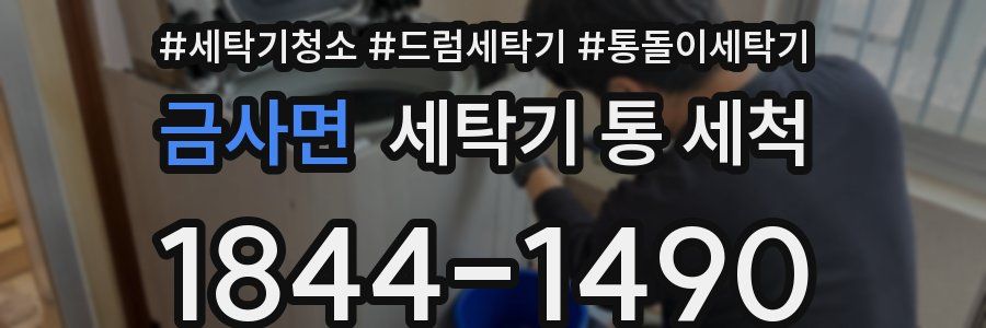 금사면 세탁기 통 세척