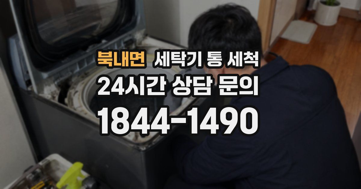 북내면 세탁기 통 세척