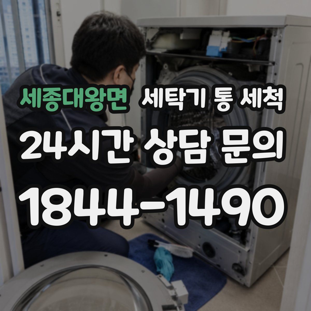 세종대왕면 세탁기 통 세척