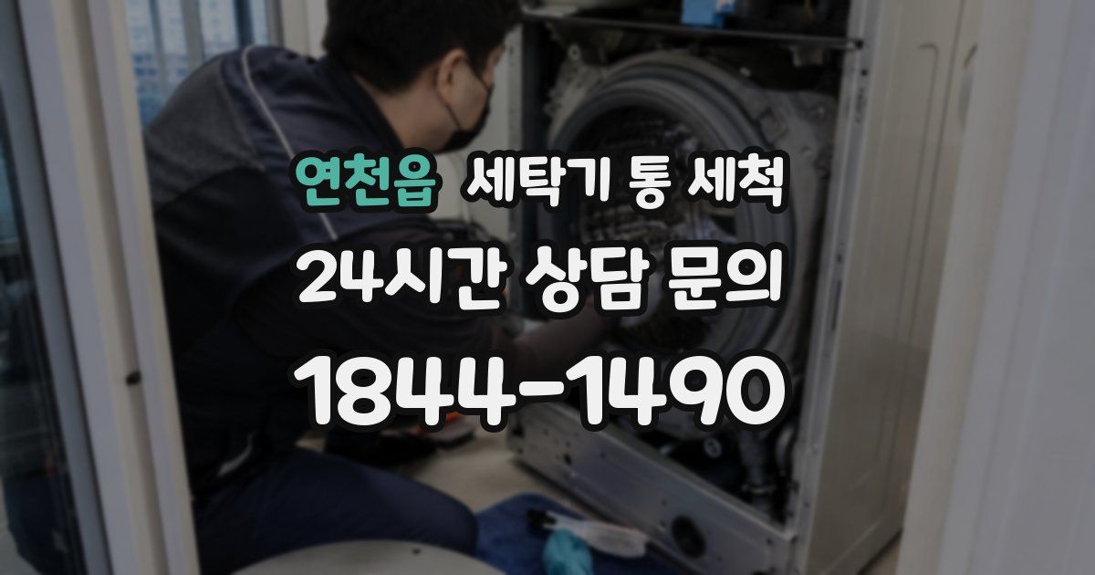 연천읍 세탁기 통 세척