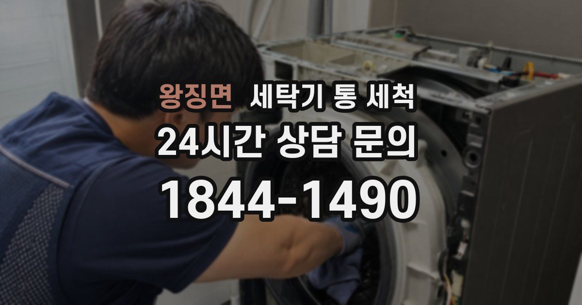 왕징면 세탁기 통 세척