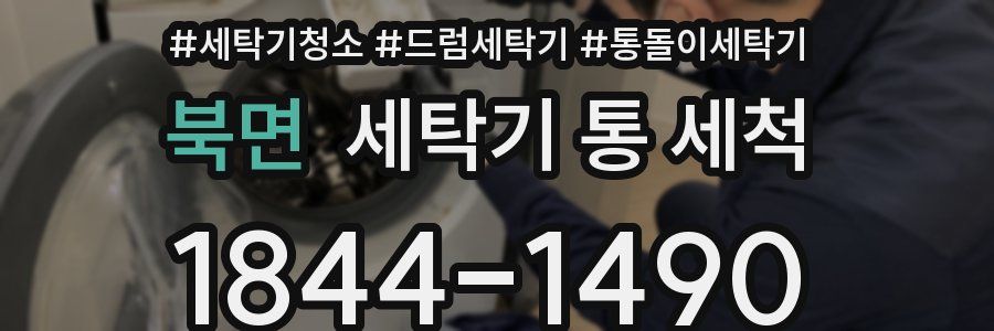 북면 세탁기 통 세척