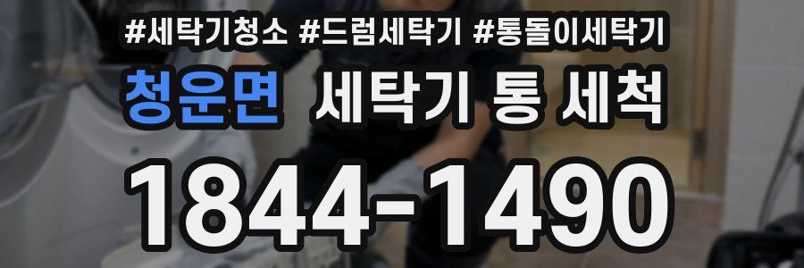 청운면 세탁기 통 세척