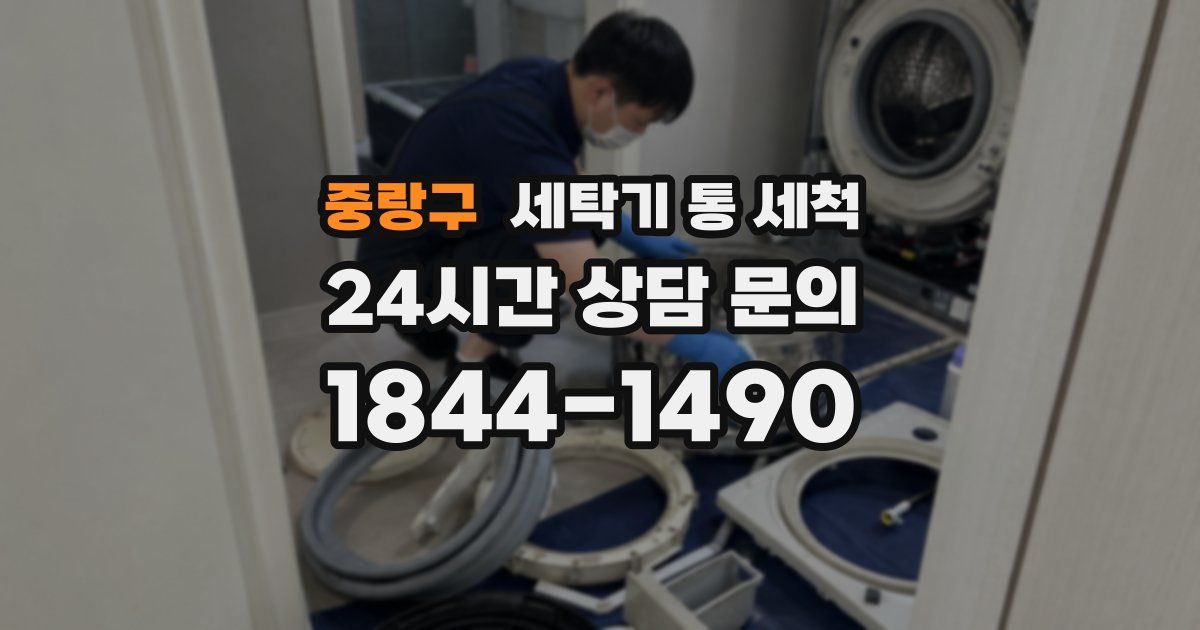 중랑구 세탁기 통 세척