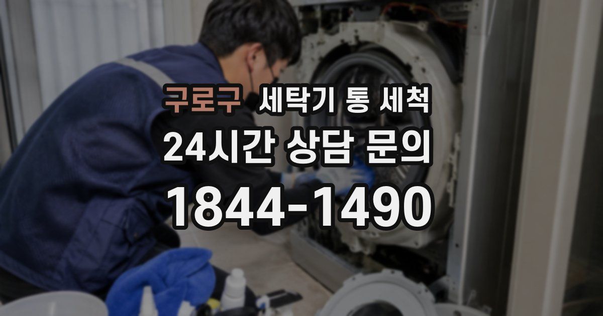 구로구 세탁기 통 세척