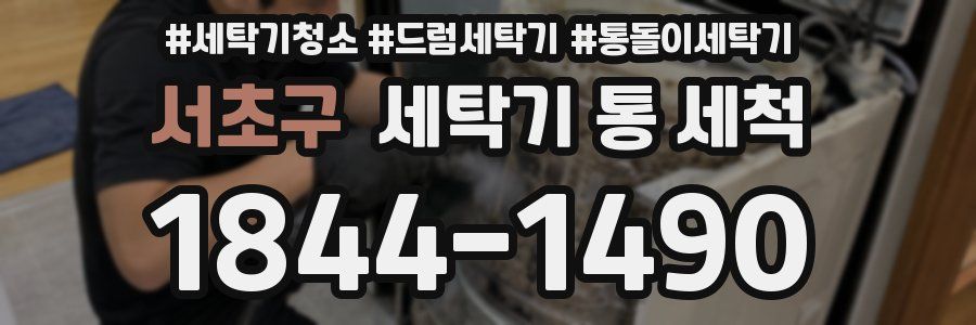 서초구 세탁기 통 세척