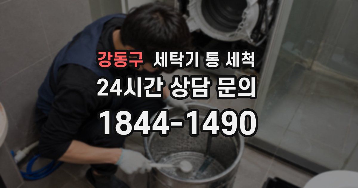 강동구 세탁기 통 세척