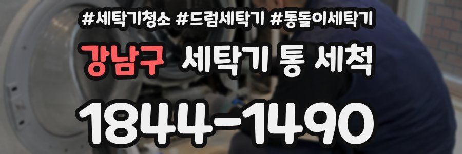 강남구 세탁기 통 세척