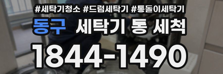 동구 세탁기 통 세척