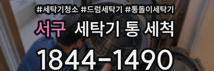 서구 세탁기 통 세척