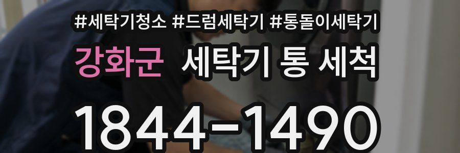 강화군 세탁기 통 세척