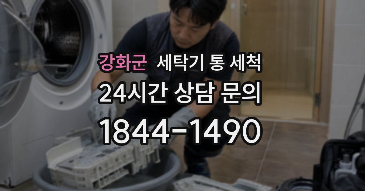 강화군 세탁기 통 세척
