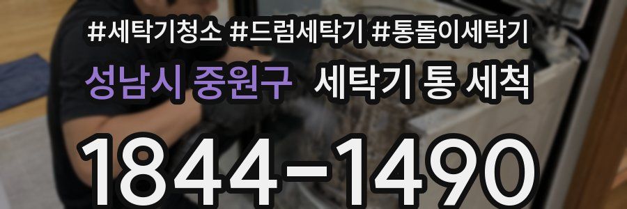 성남시 중원구 세탁기 통 세척