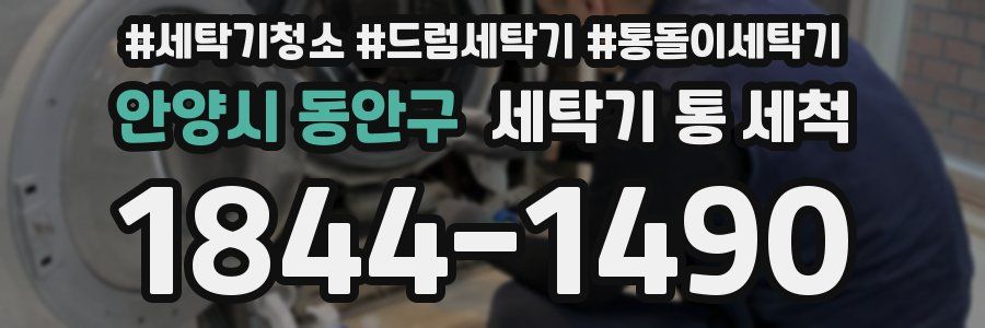 안양시 동안구 세탁기 통 세척