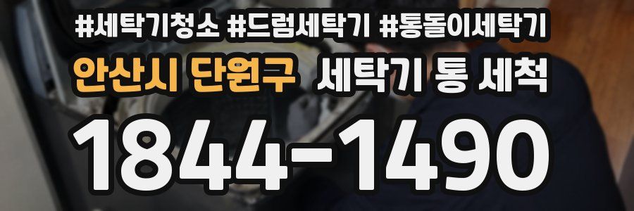 안산시 단원구 세탁기 통 세척