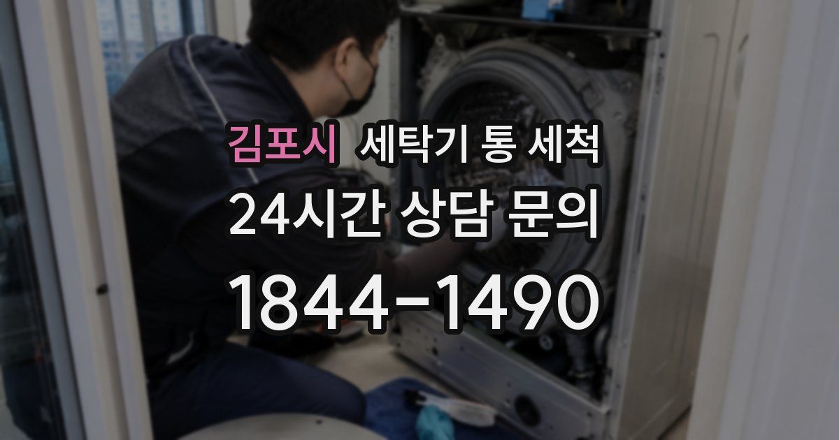 김포시 세탁기 통 세척