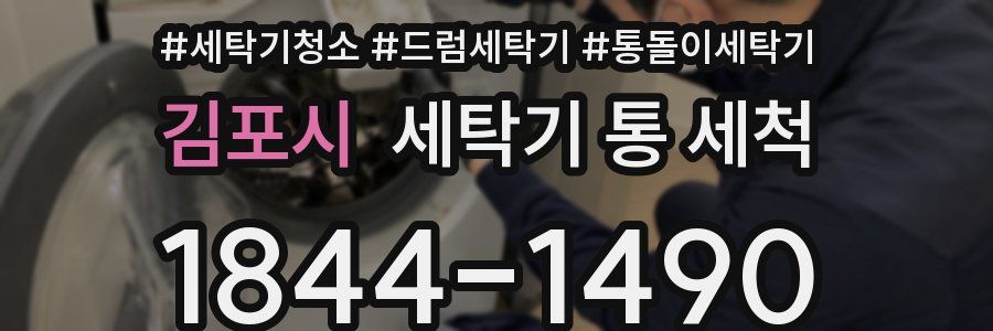 김포시 세탁기 통 세척
