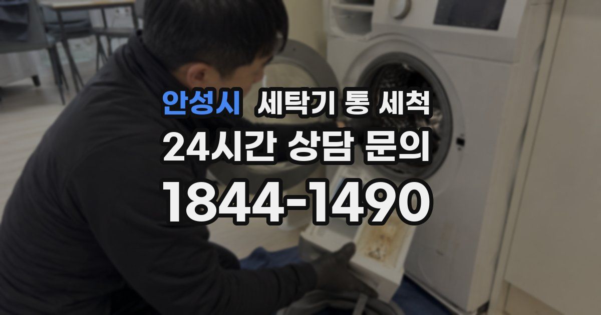 안성시 세탁기 통 세척