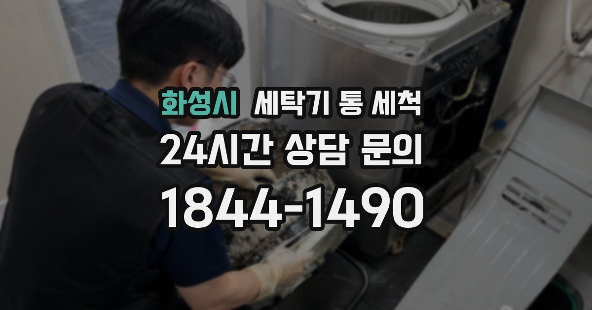 화성시 세탁기 통 세척
