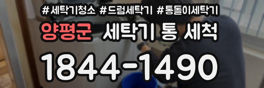 양평군 세탁기 통 세척