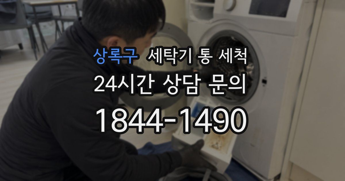 상록구 세탁기 통 세척