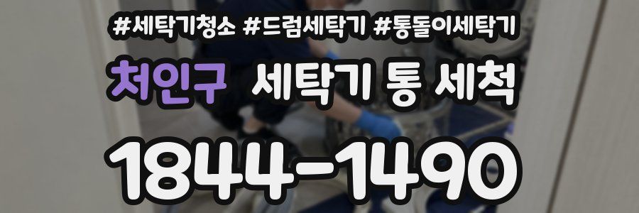 처인구 세탁기 통 세척