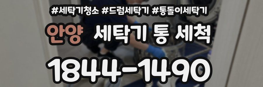 안양 세탁기 통 세척