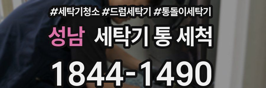 성남 세탁기 통 세척