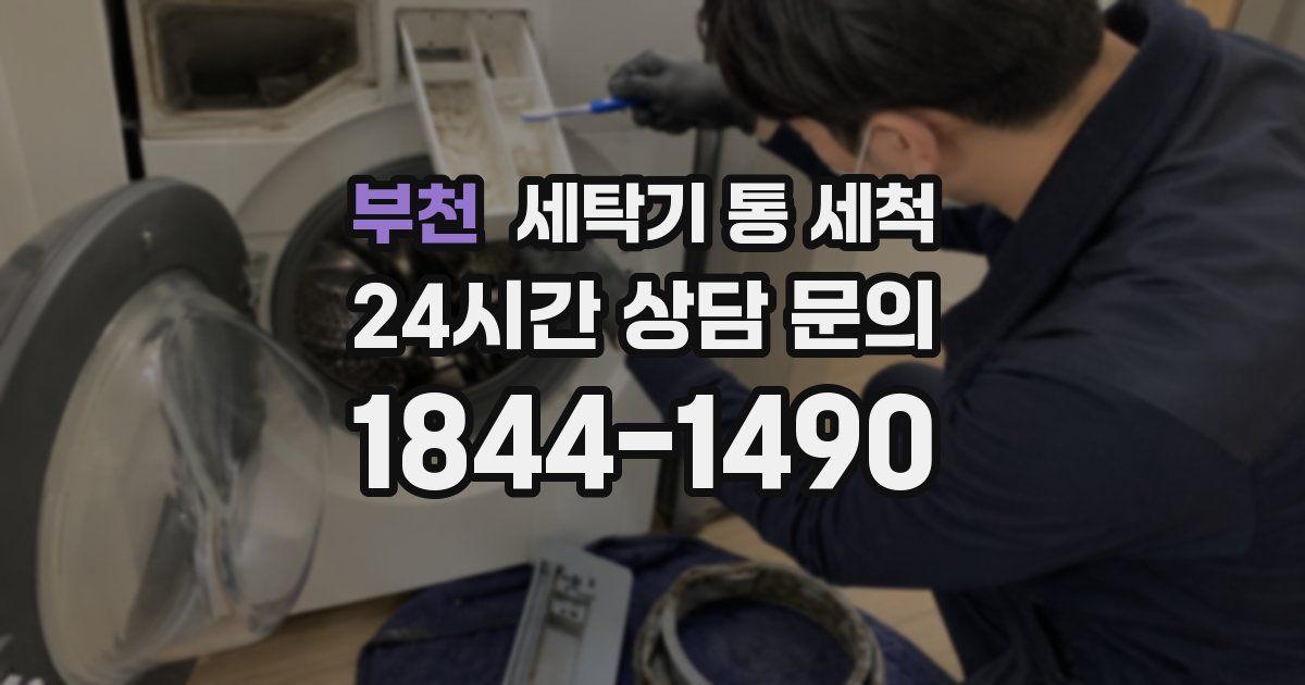 부천 세탁기 통 세척