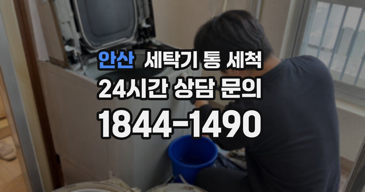 안산 세탁기 통 세척