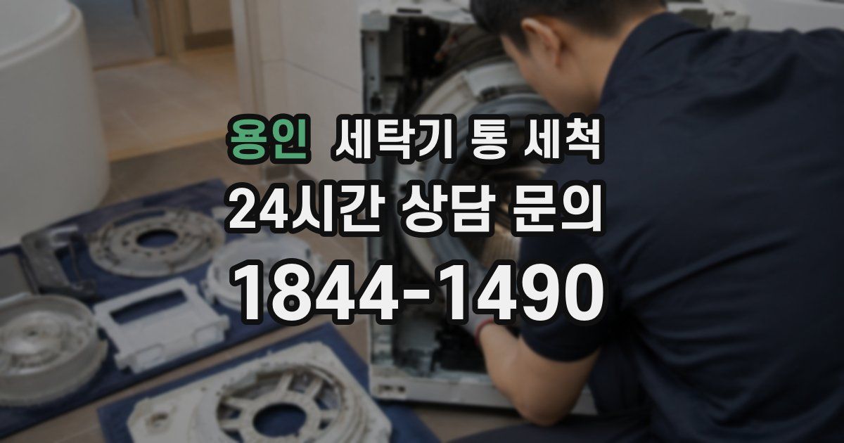 용인 세탁기 통 세척