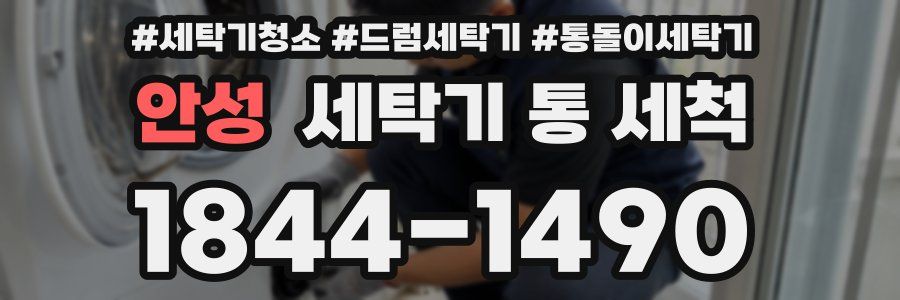 안성 세탁기 통 세척