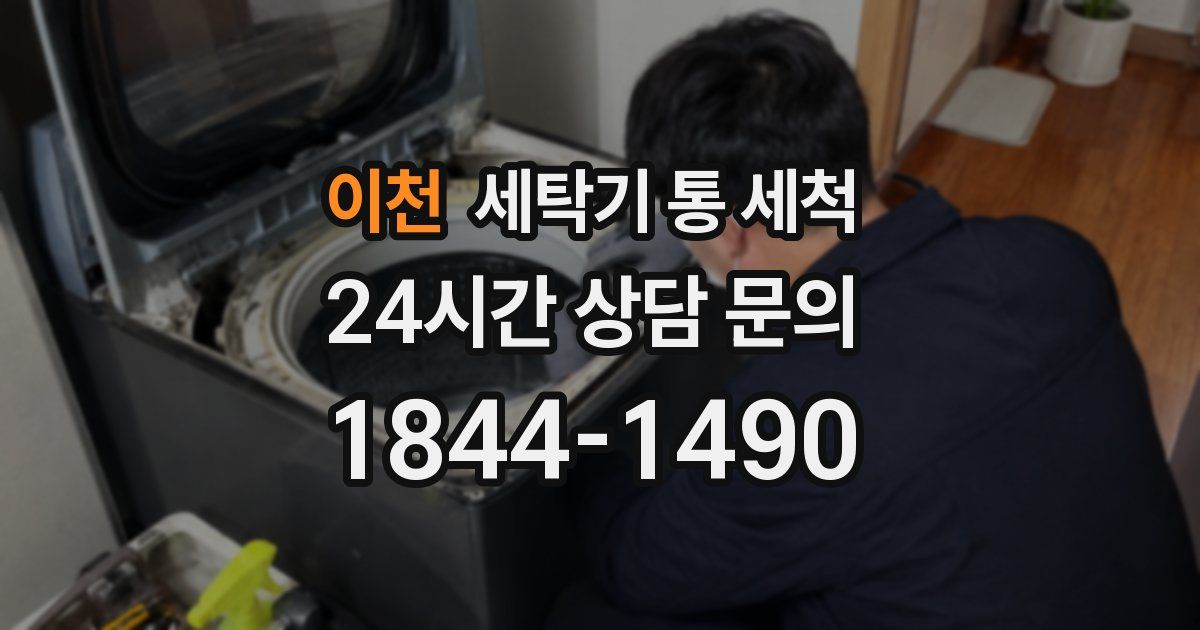 이천 세탁기 통 세척