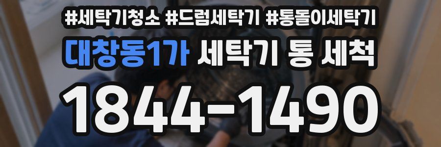 대창동1가 세탁기 통 세척