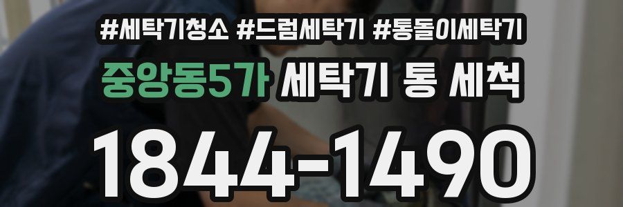 중앙동5가 세탁기 통 세척