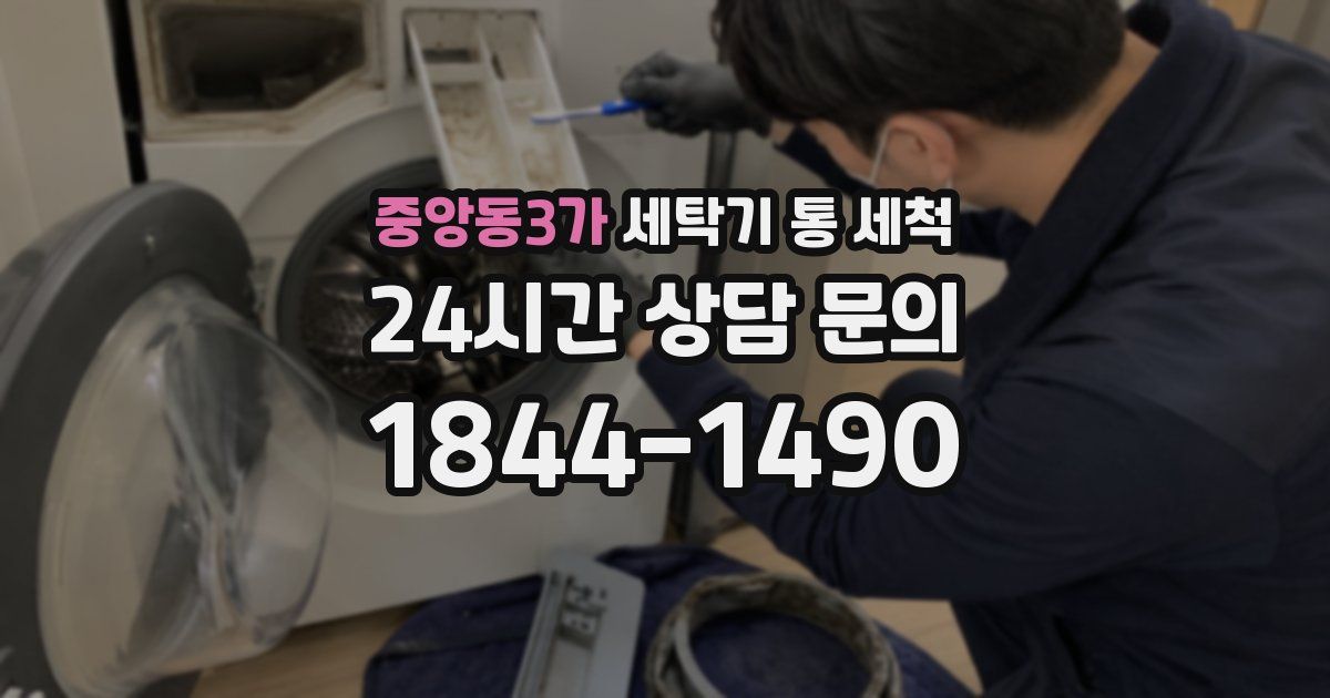 중앙동3가 세탁기 통 세척
