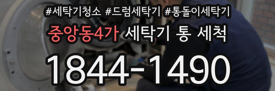 중앙동4가 세탁기 통 세척