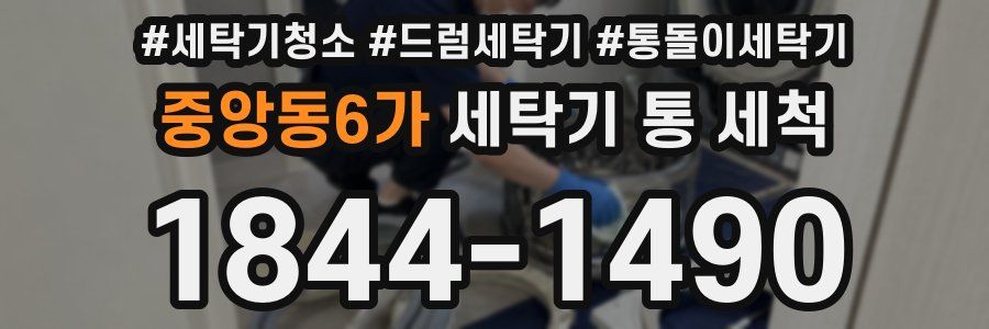 중앙동6가 세탁기 통 세척