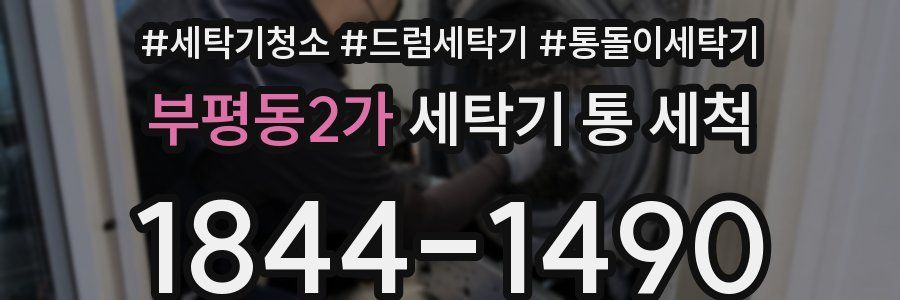 부평동2가 세탁기 통 세척