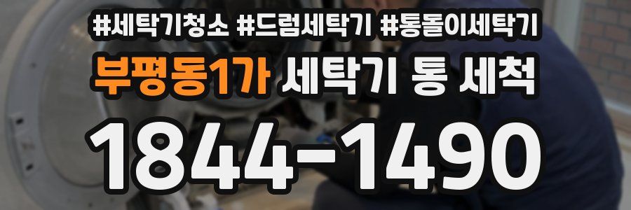 부평동1가 세탁기 통 세척