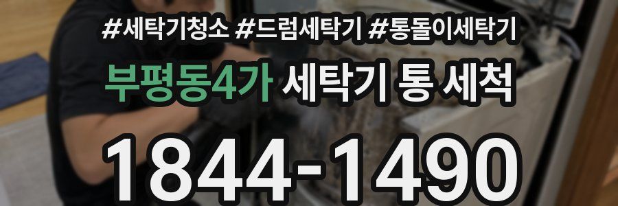 부평동4가 세탁기 통 세척