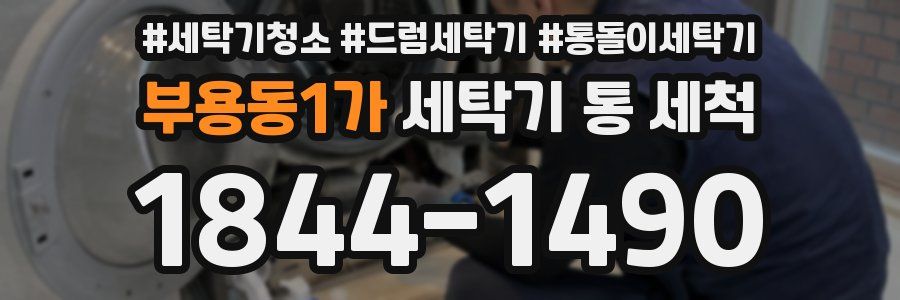 부용동1가 세탁기 통 세척