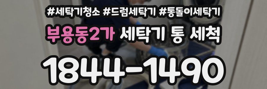 부용동2가 세탁기 통 세척
