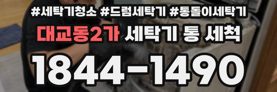 대교동2가 세탁기 통 세척