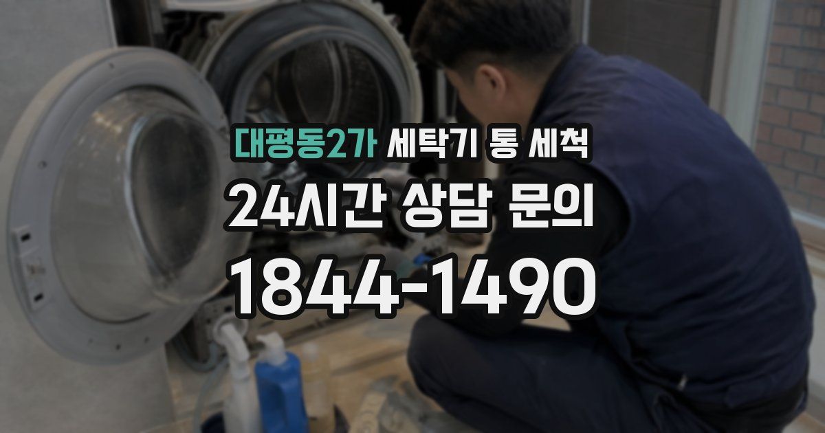 대평동2가 세탁기 통 세척