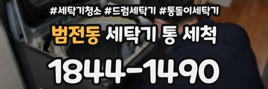 범전동 세탁기 통 세척