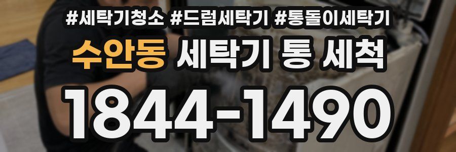 수안동 세탁기 통 세척
