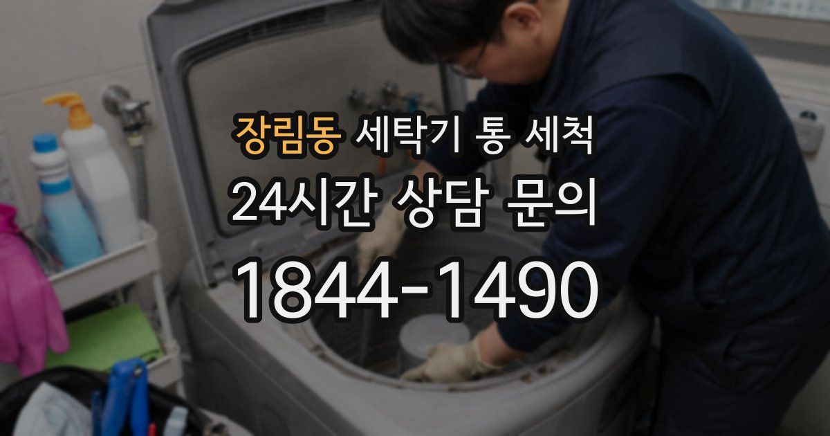 장림동 세탁기 통 세척