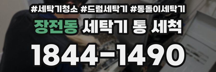 장전동 세탁기 통 세척